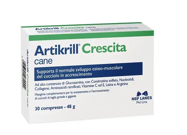 Artikrill Crescita Mangime Complementare Cane 60 Compresse