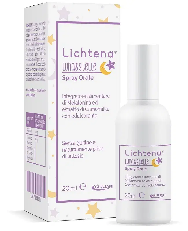 Lichtena Luna & Stelle Integratore per il Riposo Notturno Spray Orale 20 ml