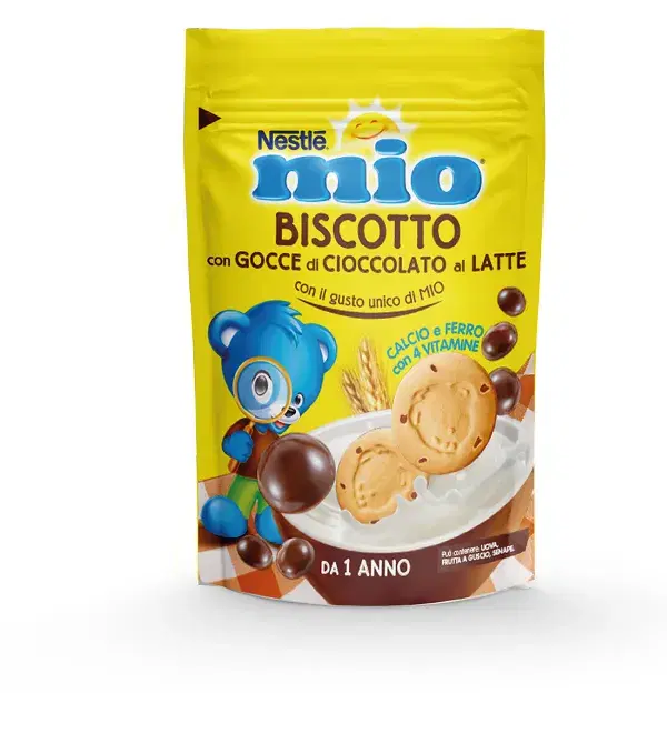 Nestlè Mio Biscotto Gocce Di Cioccolato Al Latte 150g 1Anno+