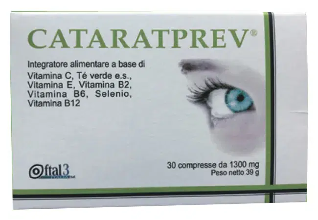 Cataratprev Integratore per Benessere Oculare 30 Compresse