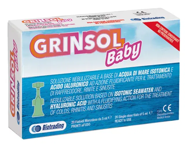 Grinsol Baby Integratore Fermenti 20 Flaconcini