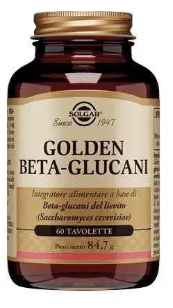 Solgar Golden Beta-Glucani Integratore 60 Tavolette
