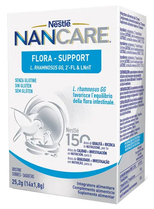 Nestlè Nan Care Flora Support Integratore per il Benessere Intestinale 14Bustine