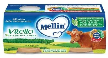 Mellin Omogeneizzato di Vitello 2 x 120 g