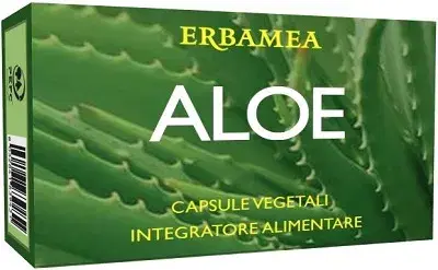 Erbamea Aloe Integratore per il Benessere Digestivo 24 Capsule Vegetali