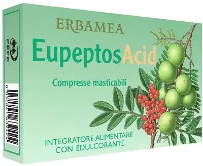 Erbamea Eupeptos Integratore per il Sistema Digerente 30 Compresse Masticabili
