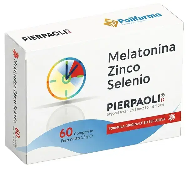 Pierpaoli Exelyas Melatonina Con Zinco E Selenio Integratore Per Il Sonno 60 cpr