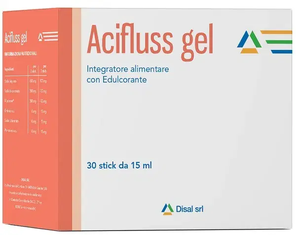 Acifluss Gel Antiacido 24 Stick da 15 ml