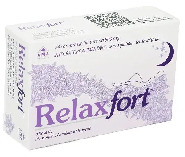 Relaxfort Integratore Rilassante 24 Compresse Filmate
