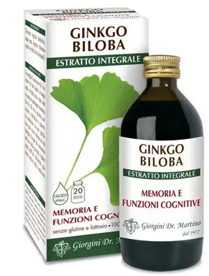 Ginkgo Biloba Estratto Integrale Per La Circolazione E Memoria 200ml