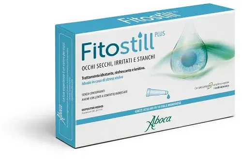Aboca Integratori Linea Salute Occhi Fitostill Plus Collirio Gocce 10 Flaconcini