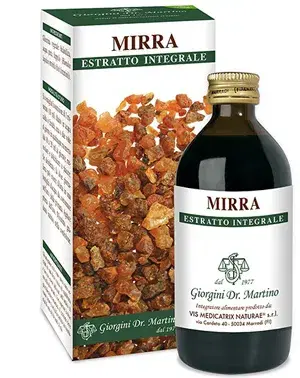 Dr. Giorgini Mirra Estratto Integrale Iintegratore Lenitovo Per Gola Voce e Sistema Digerente 200 ml