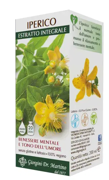 Iperico Estratto Integratore per il Benessere Mentale 200ml