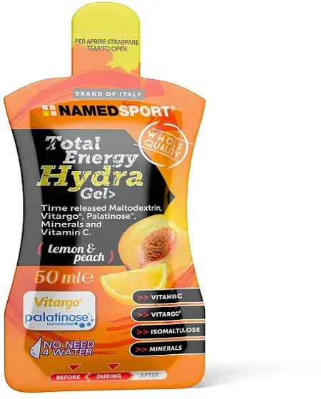 Named Sport Total Energy Hydra Gel Lemon&Pesca Integratore Energetico 50 ml