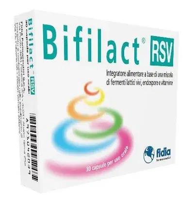 Bifilact RSV Integratore di Fermenti Lattici e Vitamine del Gruppo B 30 Capsule