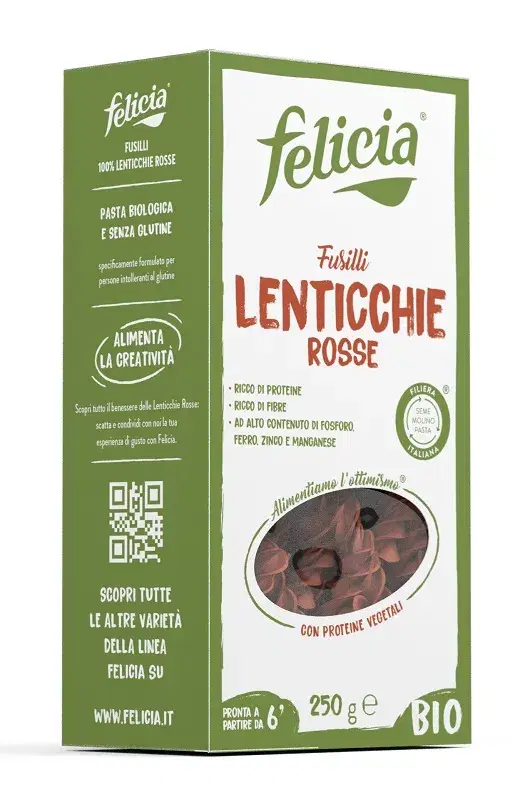Felicia Bio Fusilli di Lenticchie 250 g