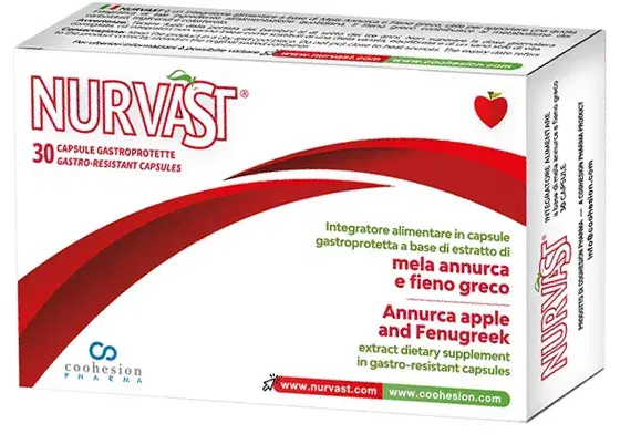 Nurvast Integratore per il Controllo del Colesterolo 30 Capsule