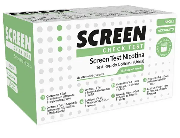 Screen Test Nicotina/Cotinina Da Effettuarsi Con Urina