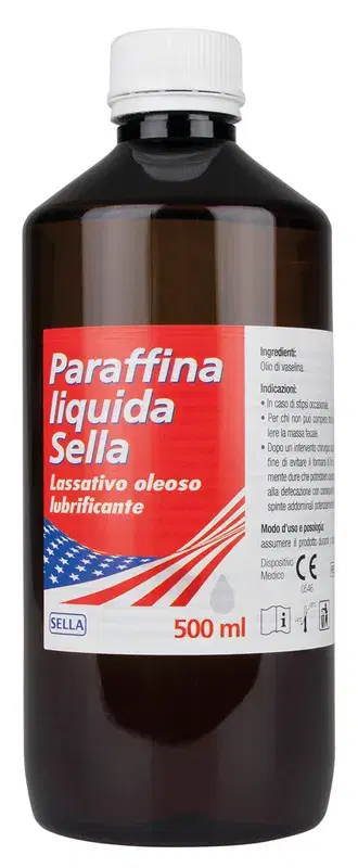 Sella Paraffina Liquida Lassativo Oleoso Lubrificante 500 ml