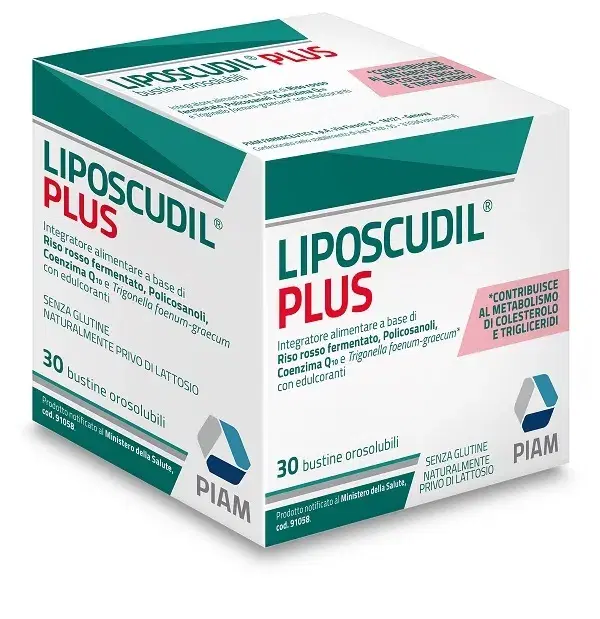 Piam Linea Colesterolo Liposcudil Plus Integratore 30 Buste Oro