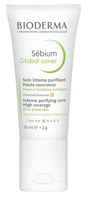 Bioderma Sebium Global Cover Purificante 30 ml + Tappo Stick Correttore 2g