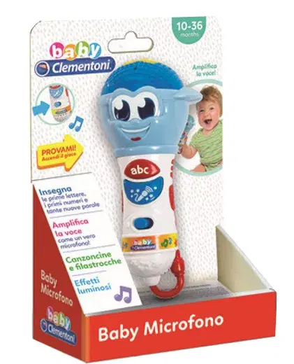 Clementoni Baby Microfono Giocattolo Educativo