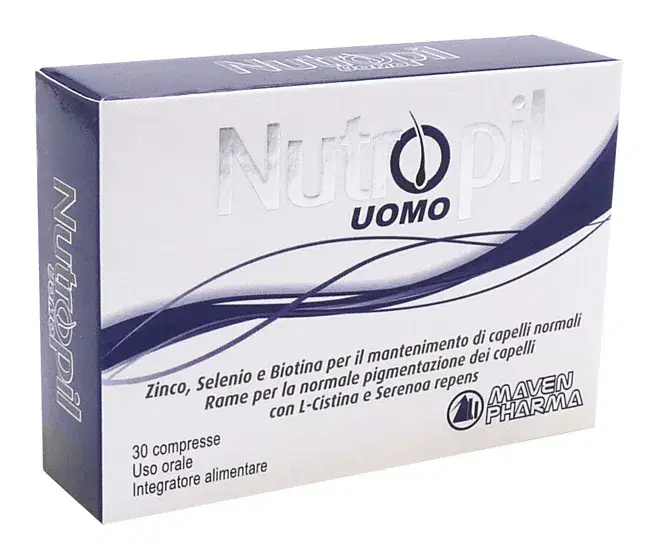 Nutropil Uomo Integratore Multivitaminico e Minerale 30 Compresse