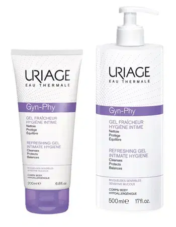 Uriage Gyn-Phy Gel Detergente Intimo Rinfrescante per Mucose Sensibili 500 ml