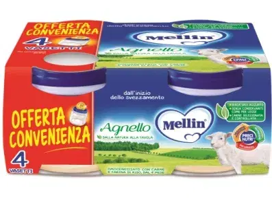 Mellin Omogeneizzato Agnello 4x80 g