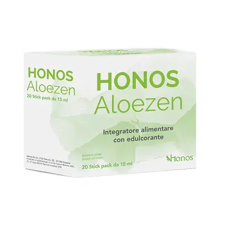 Honos Aloezén Integratore con Aloe Vera 20 Bustine da 15ml