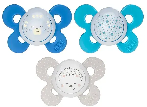 Chicco Succhietto Comfort Luminoso Silicone 2 Pezzi