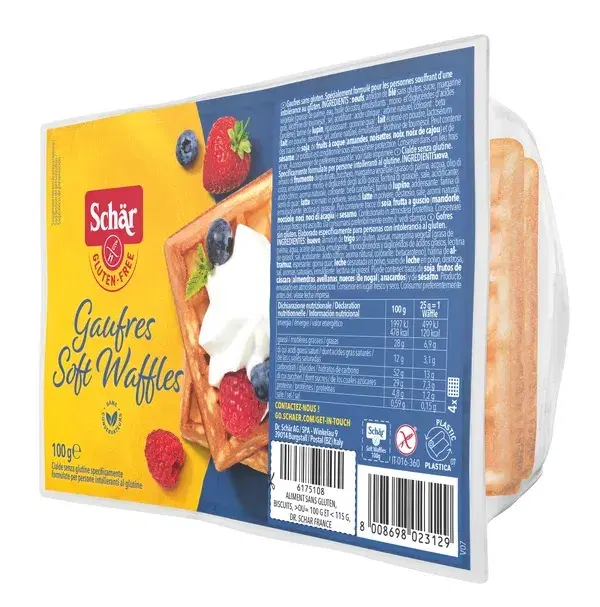 Schar Gaufre Soft Waffles Senza Glutine 100g