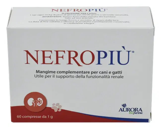 Nefropiù Mangime Complementare Per Cani E Gatti 60 Compresse