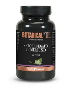 BotanicalMix Olio di Fegato di Merluzzo Integratore di Omega3 60 Perle