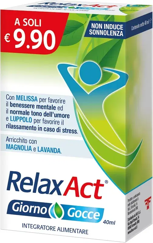 Relax Act Giorno Gocce Integratore 40 ml