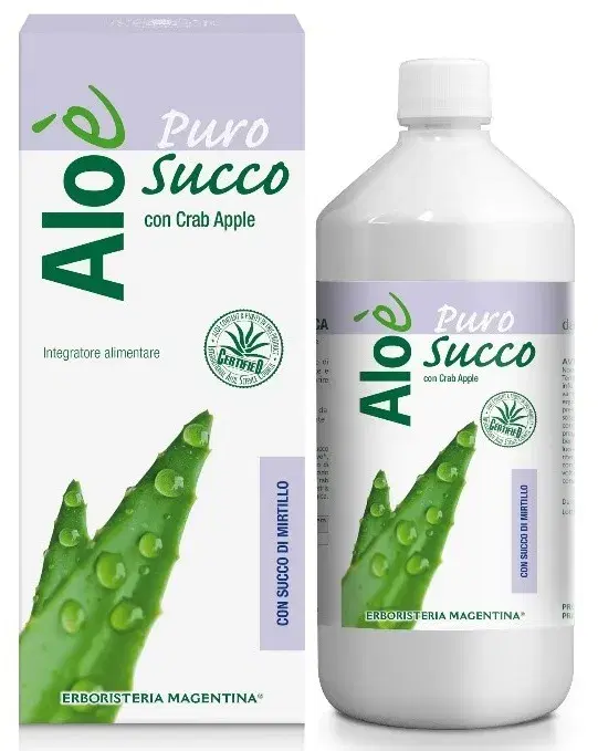 Aloe' Puro con Succo di Mirtillo 1 Litro