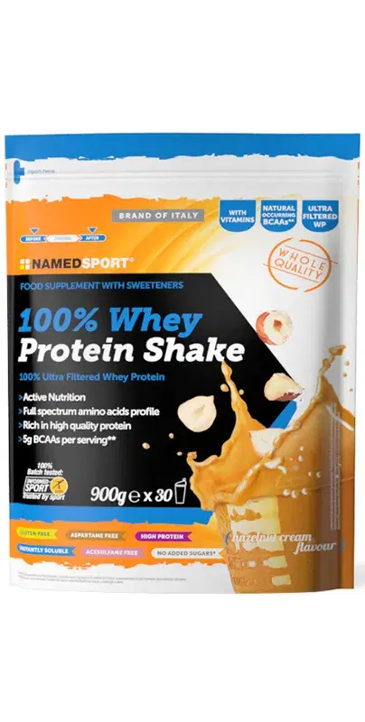Named Sport Whey Protein Shake Hazelnut Cream 900g