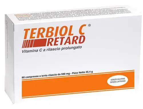 Terbiol C Integratore con Vitamina C a Rilascio Graduale 60 Compresse