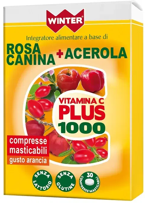 Winter Vitamina C Plus 1000 Rosa Canina/Acerola 30 Compresse Masticabili