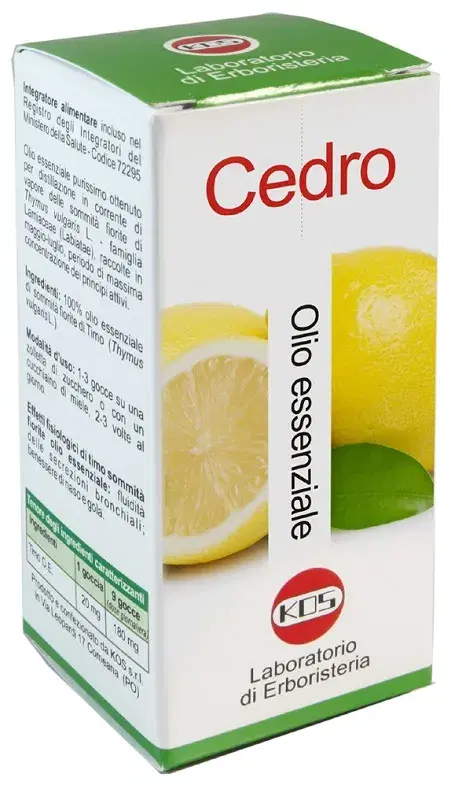 Kos Cedro Olio Essenziale Puro 20 ml