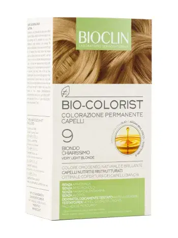 Bioclin Bio-Colorist 9 Biondo Chiarissimo Tintura Naturale Capelli