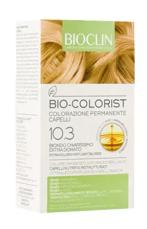 Bioclin Bio-Colorist 10.3 Biondo Chiarissimo Extra Dorato Tintura Naturale Capel