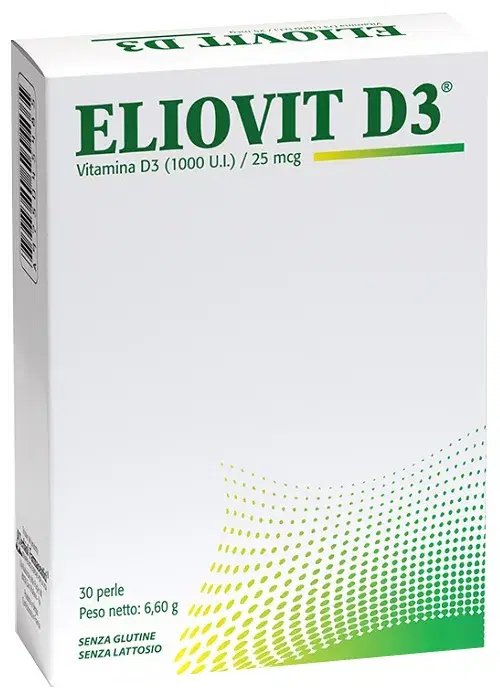 Eliovit D3 Integratore di Vitamina D3 30 Capsule Molli