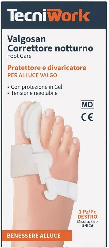 Valgosan Correttore Notturno Per Alluce Valgo Destro Misura Unica