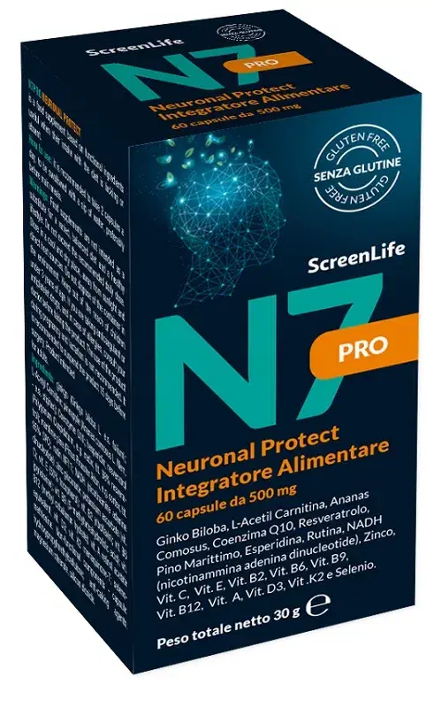 N7Pro Neuronal Protect Integratore 60 Capsule
