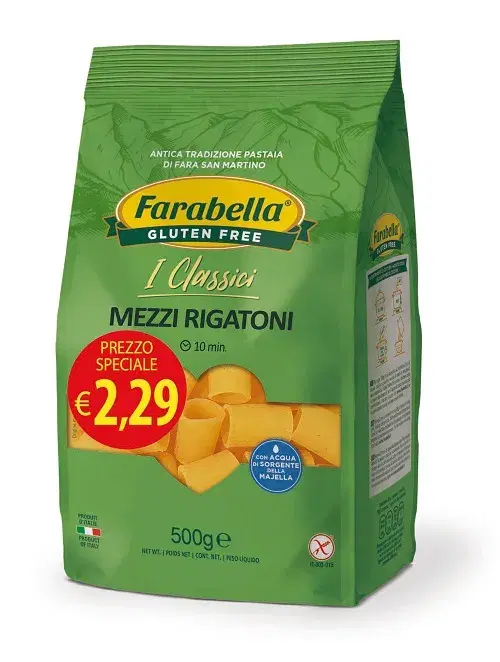 Farabella Mezzi Rigatoni Senza Glutine Promo
