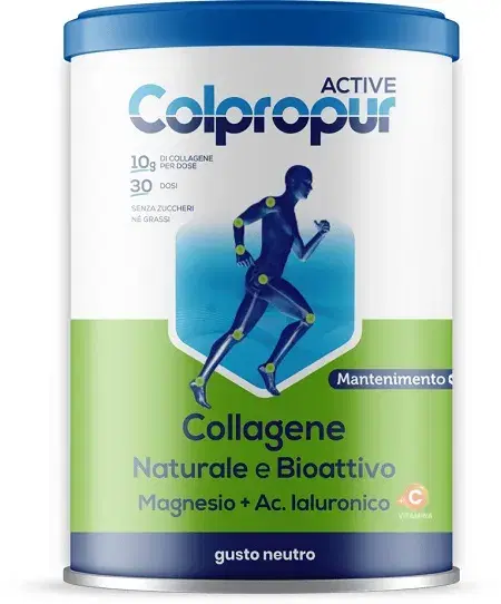 Colpropur Active Neutro Integratore per Articolazioni, Ossa e Muscoli 300 g