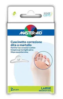 Master Aid Cuscinetto Correzione Dita Martello 2 Pezzi