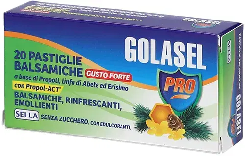 Golasel Pro Caramelle Balsamiche al Frutto 20 Pastiglie