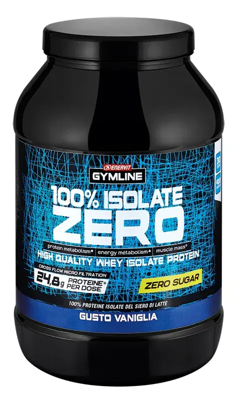 Gymline 100% Whey Isolate Zero Proteine al Gusto Vaniglia